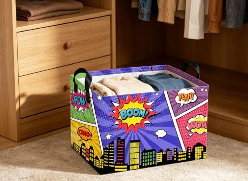 Rectangle Kids Baskets Spider Basket Cute Storage Bin Fish Box - Image 4