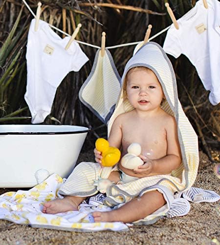 Burt's Bees Baby Infant Hooded Towels, Unisex Bath Essentials - Image 3