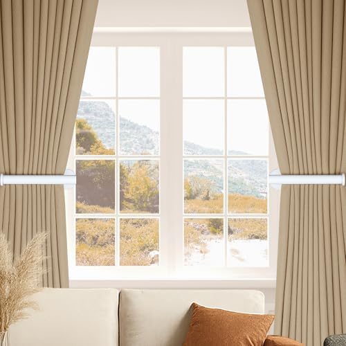 Yagoo 2 Pcs Adhesive Curtain Holdbacks, Screw-in Curtain Tiebacks - Image 2