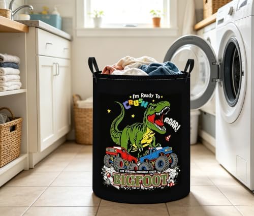 Baby Laundry Basket Baby Nursery Hamper Kids Laundry Basket Toy Storage Bin - Image 5