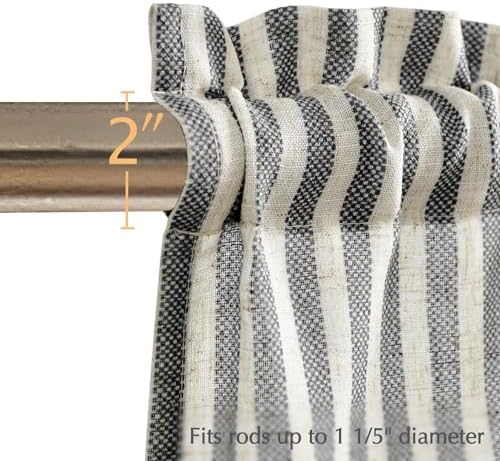 jinchan Linen Boxter Stripe Valances - Image 4