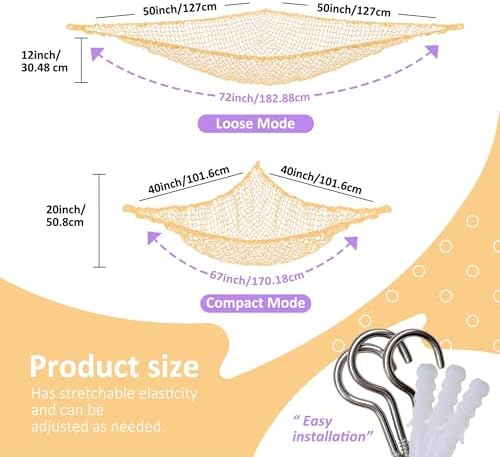Lazebox Stuffed Animal Net Hammock - Image 3