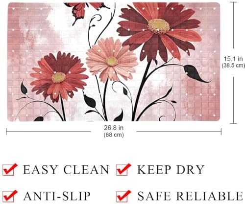 Baby Bath Mat Non Slip 26.8"x15.1" Bathtub Mat - Image 4