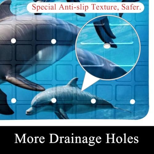 Baby Bath Mat Non Slip 26.8"x15.1" Bathtub Mat - Image 2