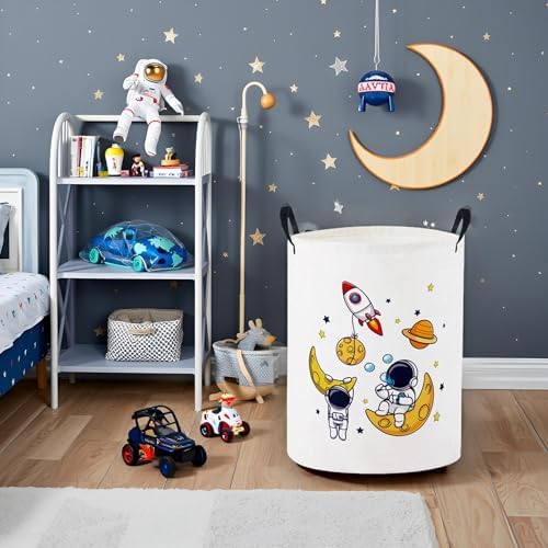 Baby Laundry Basket Baby Nursery Hamper Kids Laundry Basket Toy Storage Bin - Image 5