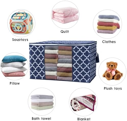 Storage Bags 100L 2Pack Clothes Organization and Storage Containers - Image 5