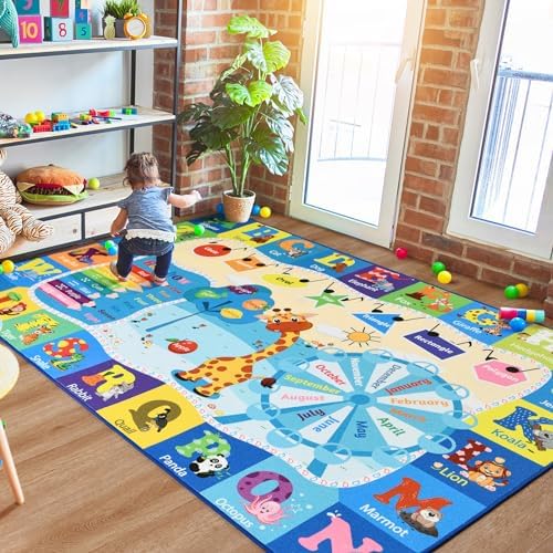 BENRON 3x5 Playroom Rug for Kids Washable, Play Mat - Image 7