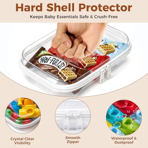 3 Pack Diaper Bag Organizer Pouches, Makeup Bag, Toiletry Bag, Toy Storage Bins - Image 4