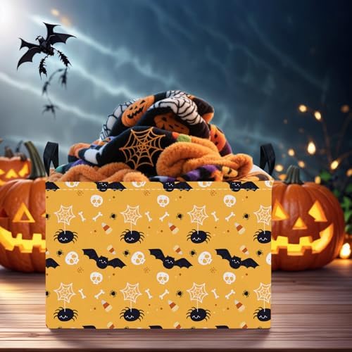 Halloween Basket Gift Cute Pumpkin Ghost Parties Decor Kid Trick or Treat Basket - Image 5