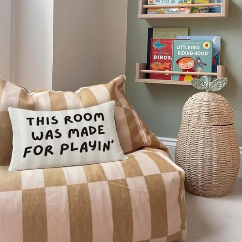 Kids Playroom Decor 12x20 Pillow Cover - Image 2
