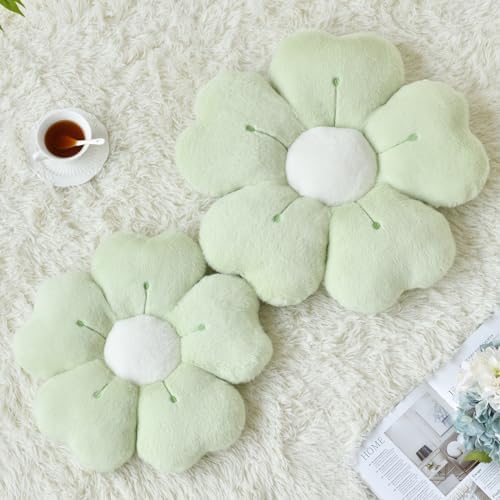 Flower Pillow, Cute Daisy Decorative Throw Pillows, 15 Inches - Image 2