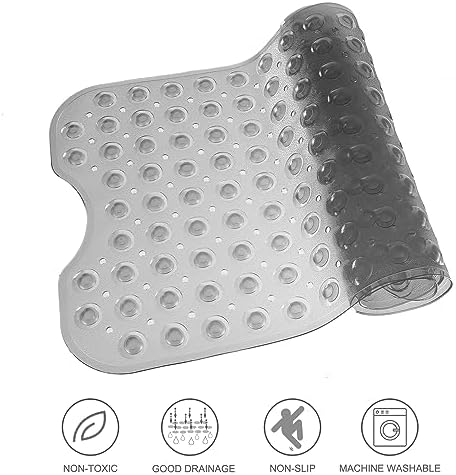 TEESHLY Bathtub Mats for Shower Tub, Extra Long Non-Slip 39 x 16 Inch Bath Mat - Image 5