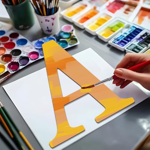 Wooden Letters 12 Inch Large Paintable Wood Letters M - Image 3