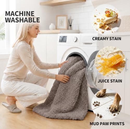 ILANGO Toilet Rugs U Shaped 22" × 24", Soft Absorbent Microfiber Bath Rugs - Image 4