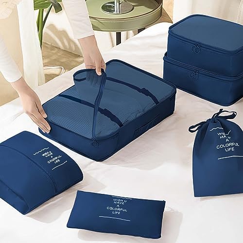 KPX 8 Set Packing Cubes for Travel, Luggage Packing Organizers Accessories - Image 6