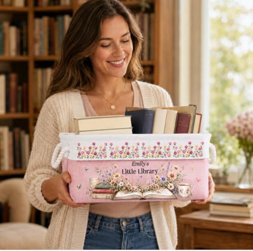 Custom Book Storage Basket - Image 5