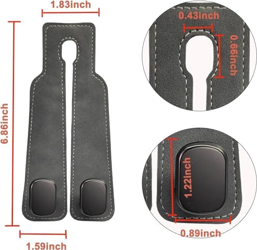Amelity Car Headrest Hooks, Purse Hook - Image 2