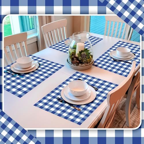 Lincia 100 Pcs Checkered Paper Placemats, 11 x 17 Inch - Image 6