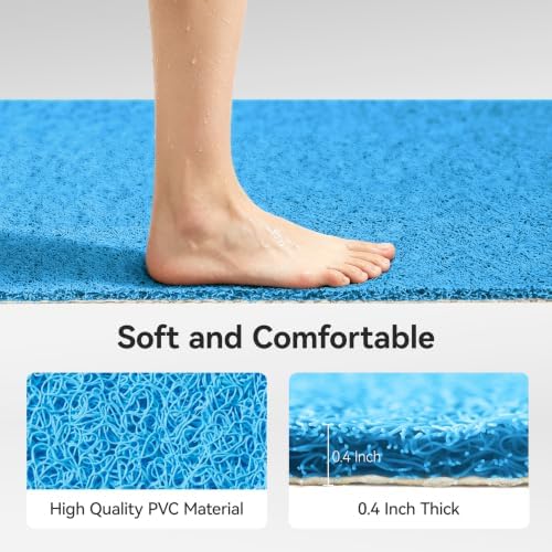 Asvin Soft Textured Bath, Tub Mat, 47x16 Inch, Phthalate Free, Non Slip Comfort - Image 5