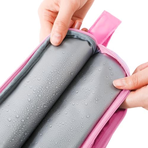 Pink Toiletry Bag for Girls, Travel Toiletry Bag for Teen Girls Cosmetic Bag - Image 5