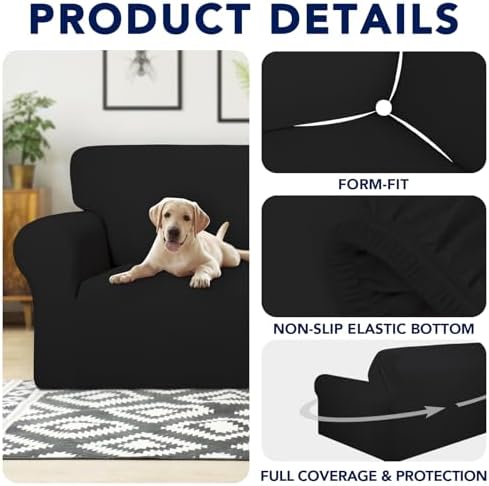 PureFit Waterproof Couch Cover Slipcovers - Image 4