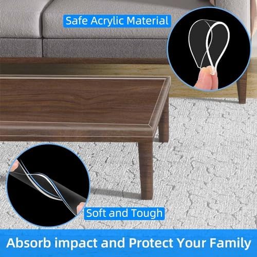 Clear Edge Protector Strip, 1 Pack x 0.8in x 16.4FT - Image 3