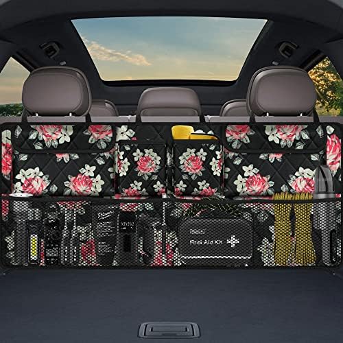 Femuar Car Trunk Organizer, Large Capacity Backseat Trunk Organizer, - Image 7