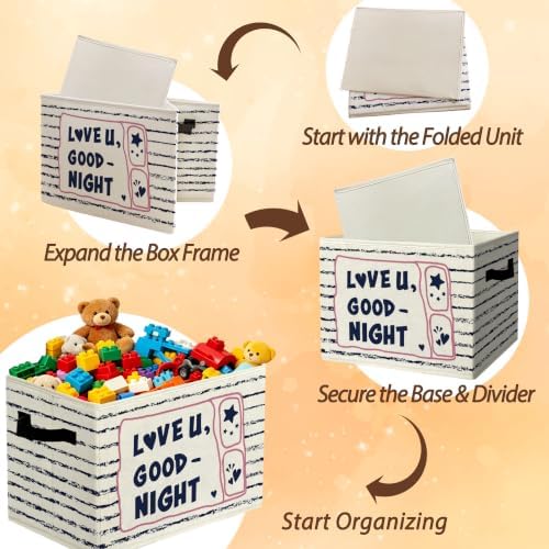 Comforting Goodnight Star Storage Bins Box - Image 6