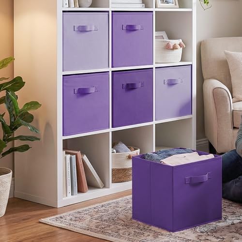 Cupic Cupid 6-Pack 13x13 Storage Cube Bins, Fabric Cubes - Image 5