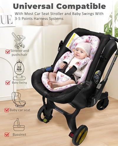 TinlyFinly Infant Car Seat Insert - Image 2