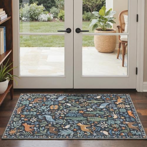 BESBLEE 2X7 Washable Kitchen Runner Rug, Animal Non Slip - Image 3