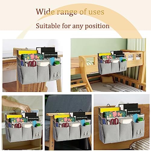 Bedside Caddy, Bedside Hanging Storage Organizer forBunk and Hospital Beds - Image 5
