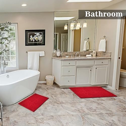 Chenille Bath Mat Microfiber Floor Mat Baby Bath Mat - Image 6