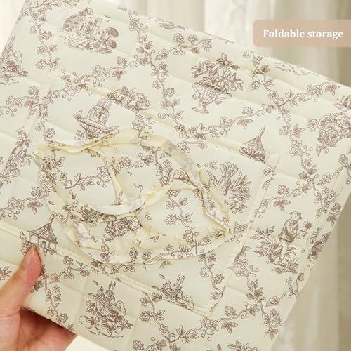 Floral Fabric Storage Basket Car Interior Storage Basket Underwear Sundries - Image 7
