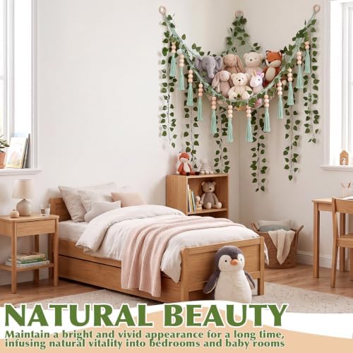 Suncalla 1 Pcs Toy Storage Net for Stuffed Animals Wall Hammock - Image 6