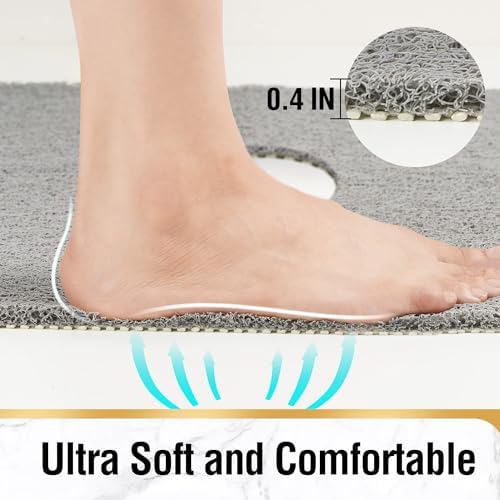 HITSLAM Square Shower Mat, 36 x 36 Inch Non Slip Bath Mat - Image 4