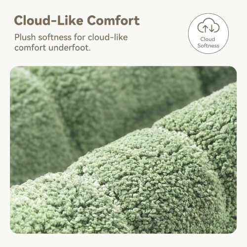 GRANNY SAYS Sage Green Bathroom Rug 24" x 36", Non-Slip Bath Mat - Image 4