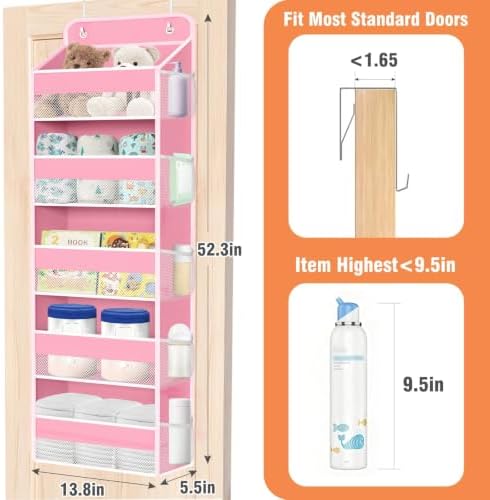 Over The Door Organizer Storage Large Capacity Hanging Bedroom Storage - Image 2