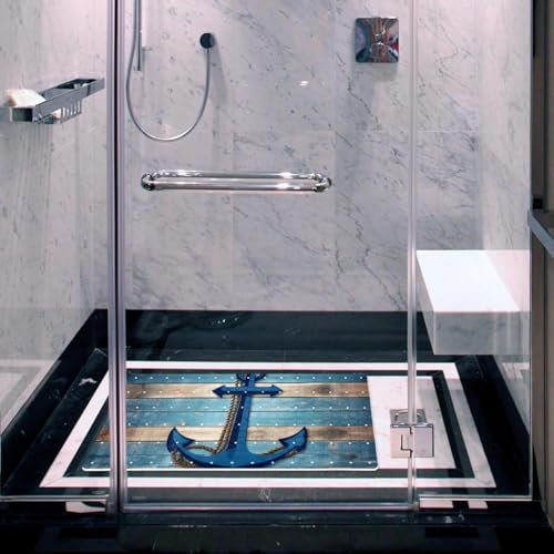 Non Slip Bathtub and Shower Mat 26.8x15.1 inch, Bath Mat - Image 5