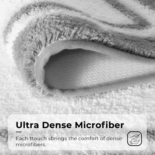 GRANNY SAYS Microfiber Bathroom Rugs Non Slip Washable, Water Absorbent - Image 5