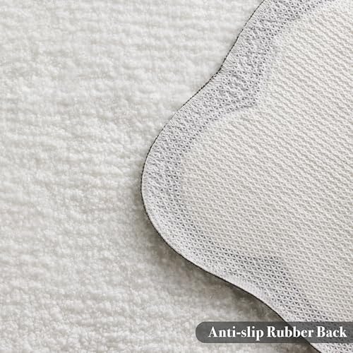Ohocut Luxury Microfiber Bathroom Rugs, Floor Carpet, Anti Slip - Image 4