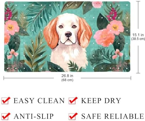 Shower Mat Bathtub Mat, 26.8x15.1 inch, Non-Slip Bath Mat - Image 4