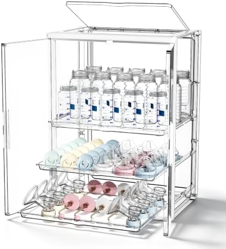 3 Tier Baby Bottle Storage Organizer by MSHOMELYDIRECT