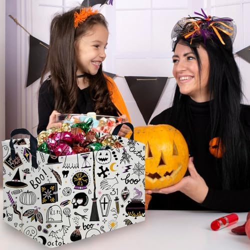 Halloween Ghost thriller basket, Empty Halloween basket, Horror and thriller - Image 3