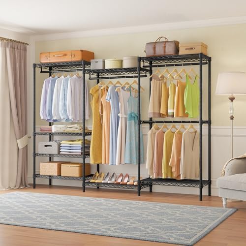VIPEK V5 Plus Heavy Duty Clothes Rack, Large Modular Closet System - Image 2
