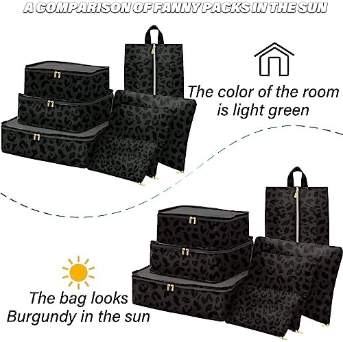 7 Set Packing Cubes Travel Luggage Organizers - Image 2