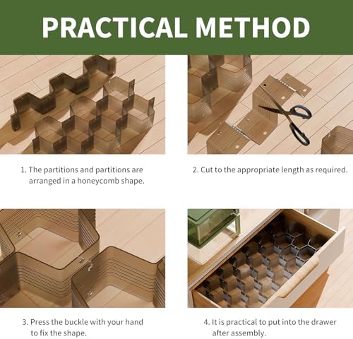 Honeycomb Separator Adjustable Drawer Organizer Divider - Image 5