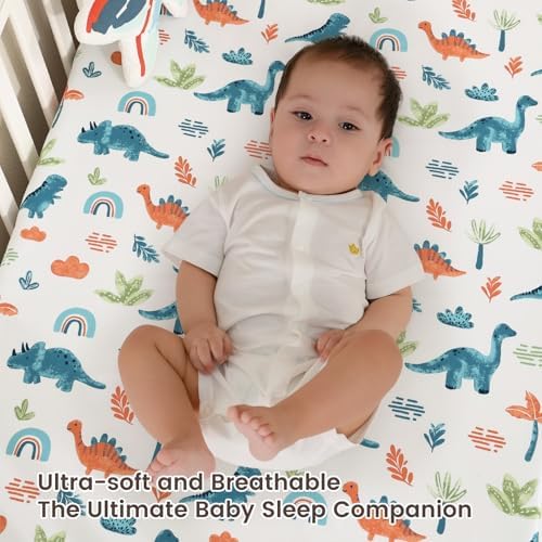 david's kids 3 Pack Bassinet Sheets, Ultra Soft Breathable Comfortable Baby - Image 2