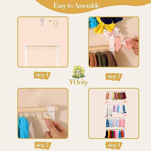 YOcity Baby Headband Organizer for Girls Bow Holder Hair Bow Organizer for Girl - Image 5