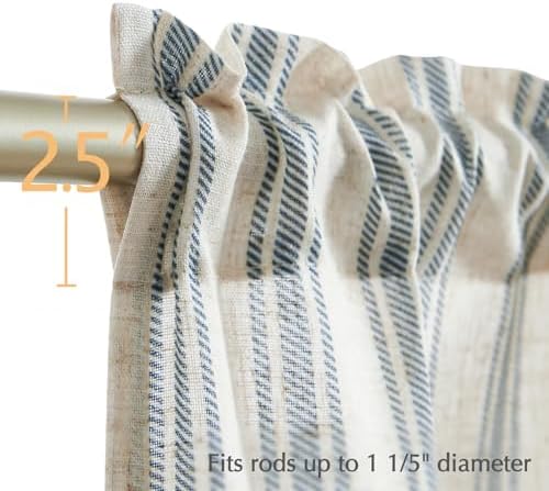 jinchan Linen Stripe Kitchen Valances - Image 7